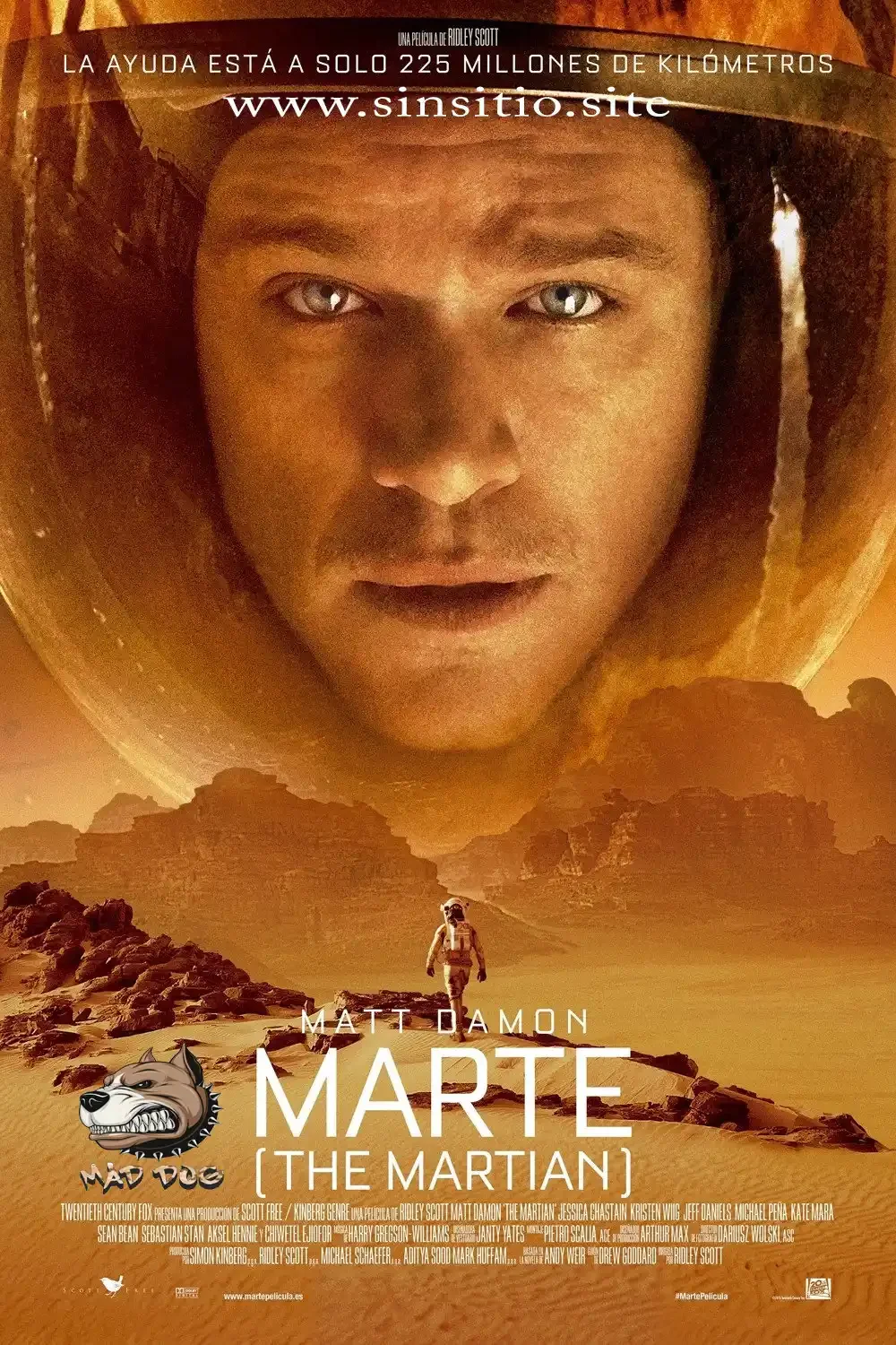 Marte (The Martian) (2015).HEVC HD 1080p (Spanish-English+Subs)