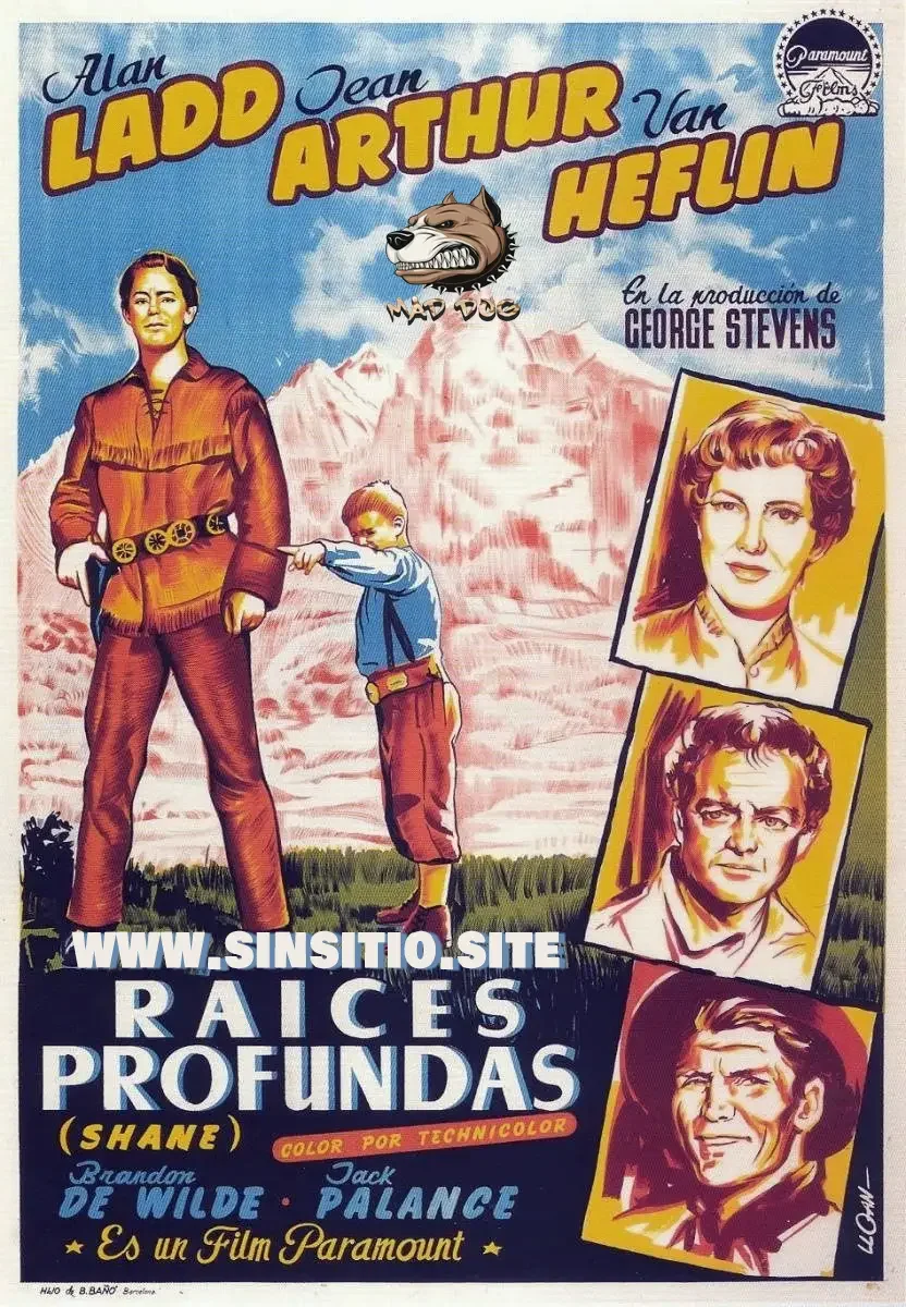 Raices profundas (1953). (Shane) (Remasterizada).HEVC HD 1080p (Spanish-English+Subt)