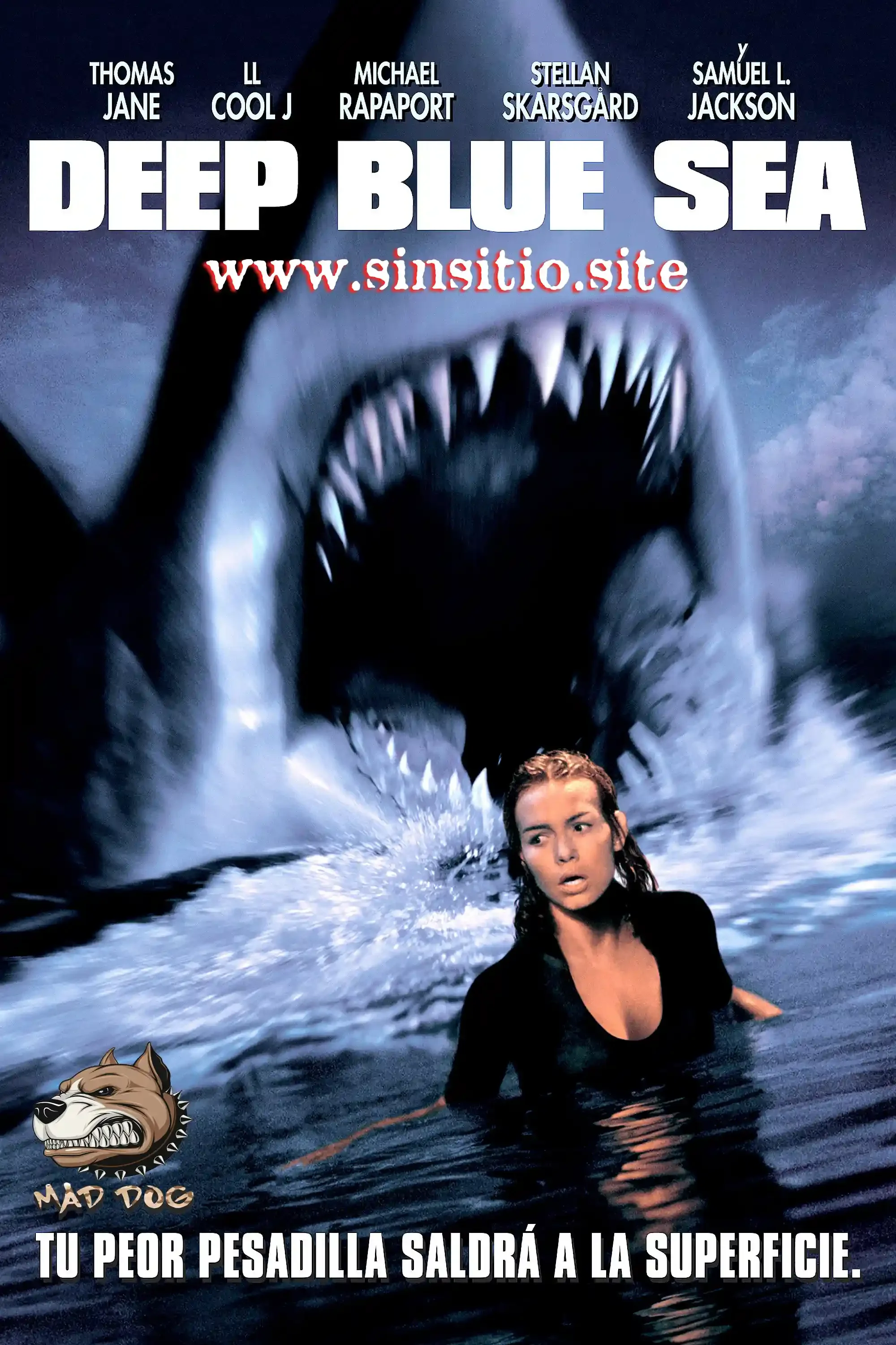 Deep blue sea (1999).BDrip 1080p (Spanish-English+Subs)