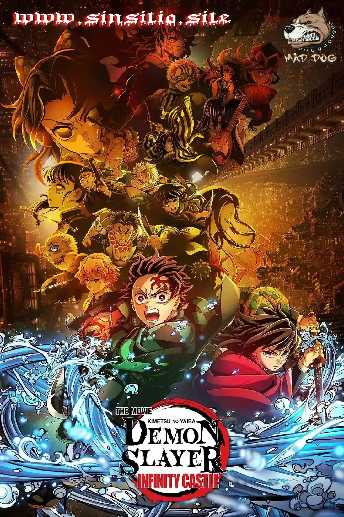 Demon Slayer, Kimetsu no Yaiba La fortaleza infinita (2025).WEB-DL 1080p (Spanish+Subs)