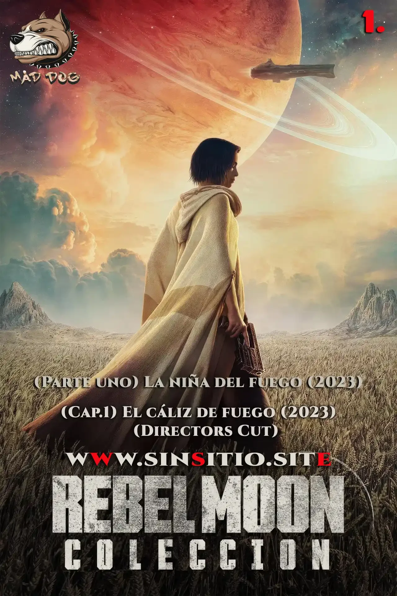 Rebel Moon (Parte uno) La niña del fuego (2023) + (Directors Cut) Extendida HEVC BDrip 1080p (Spanish-English+Subs)