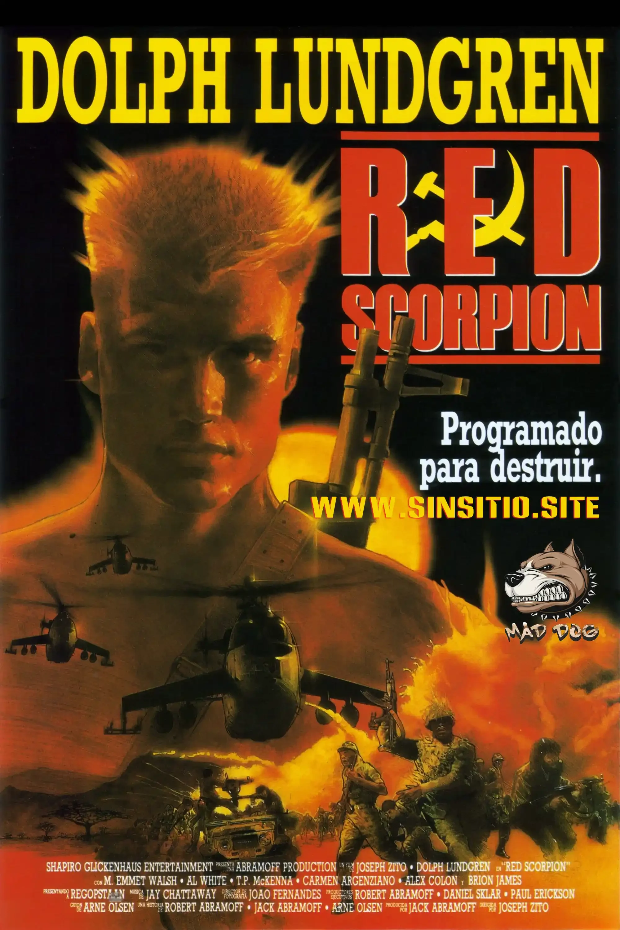 Red Scorpion (1989).BDrip 1080p (Spanish-English+Subs)