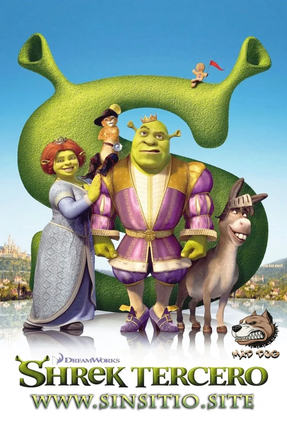 Shrek 3 (2007).BDrip 1080p (Spanish-English+Subs)