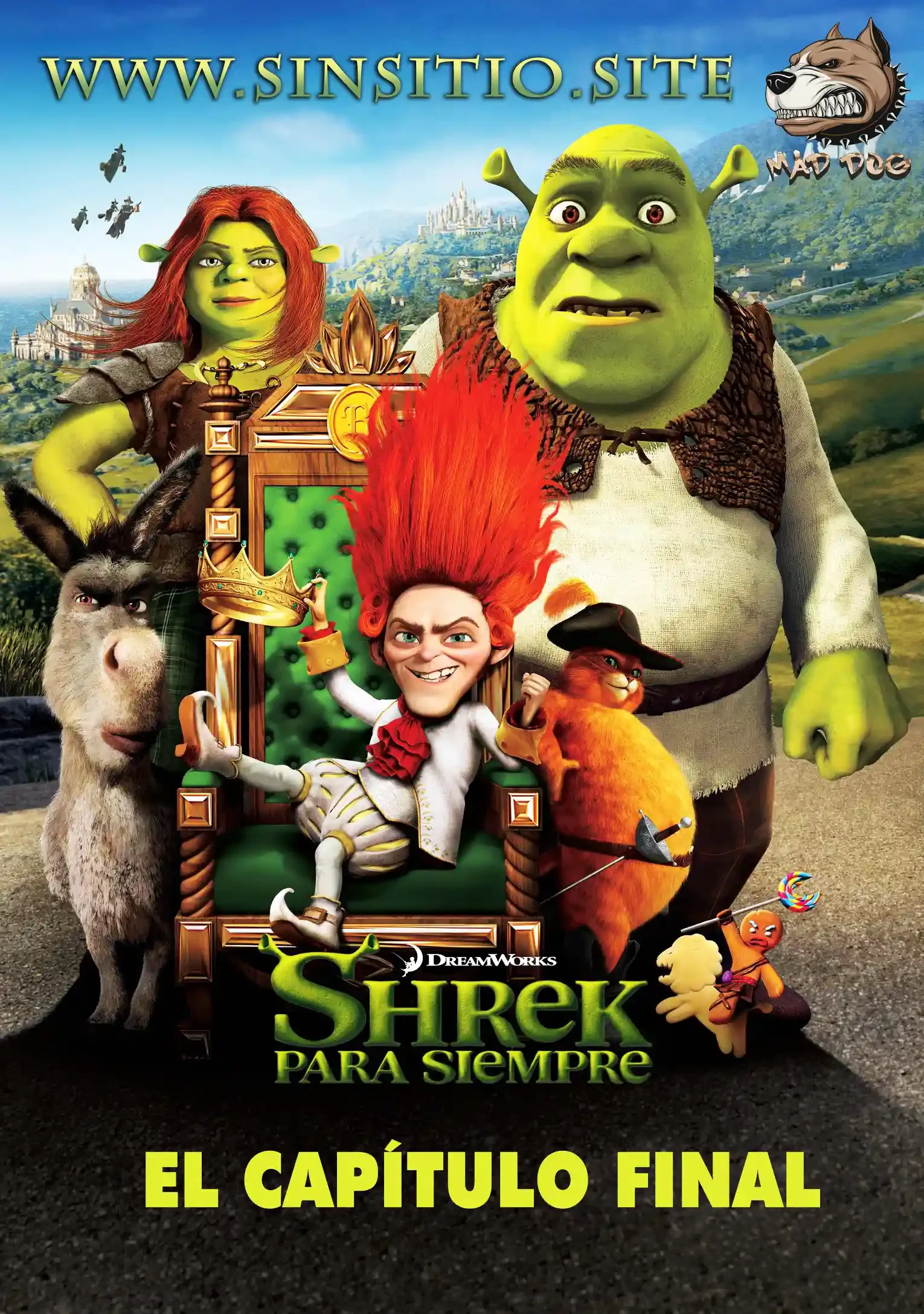 Shrek 4,felices para siempre (2010).HEVC HD 1080p (Spanish-English+Subs)
