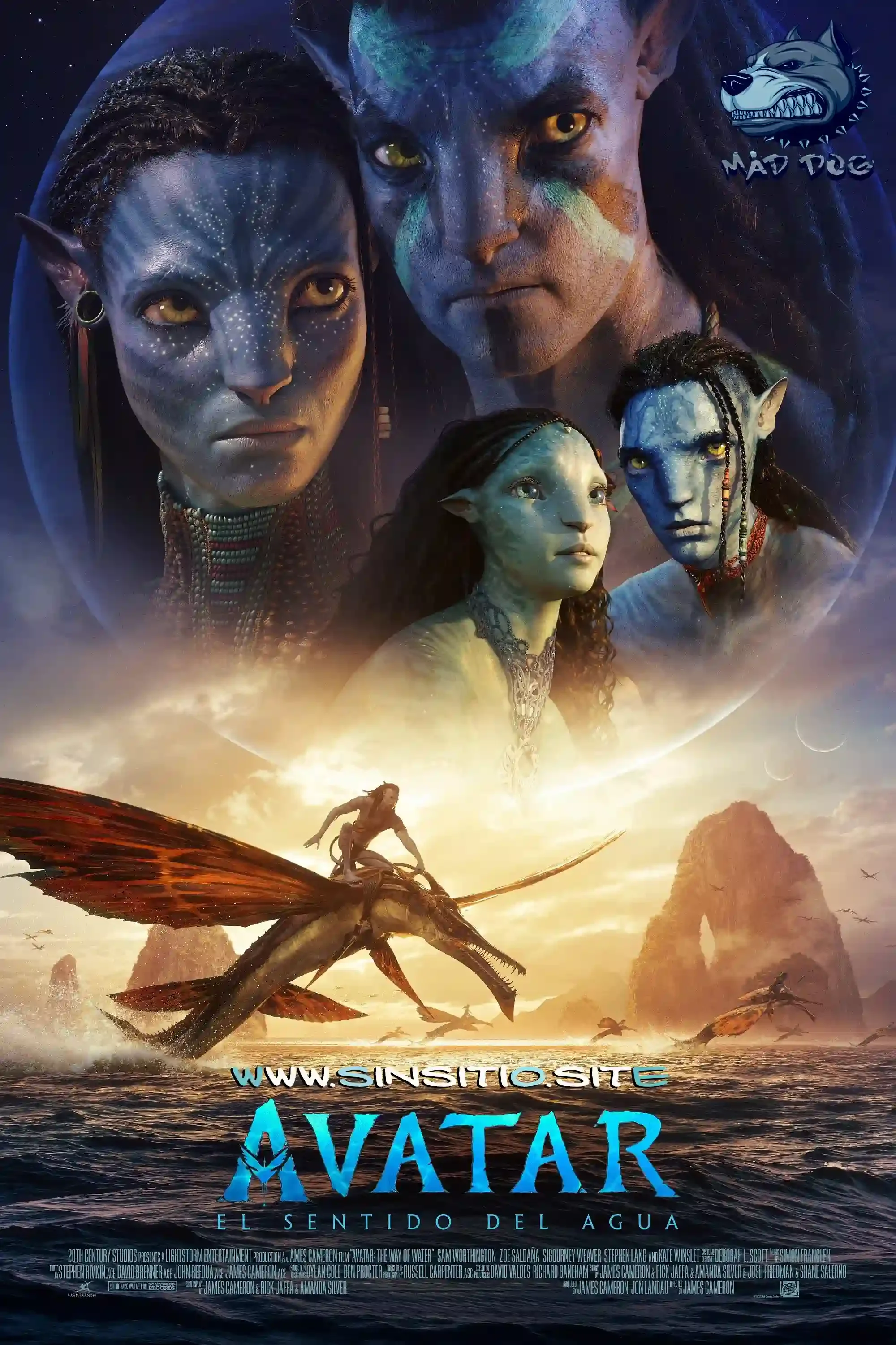Avatar,El sentido del agua (2022).WEBrip 1080p (Spanish-English+Subt)