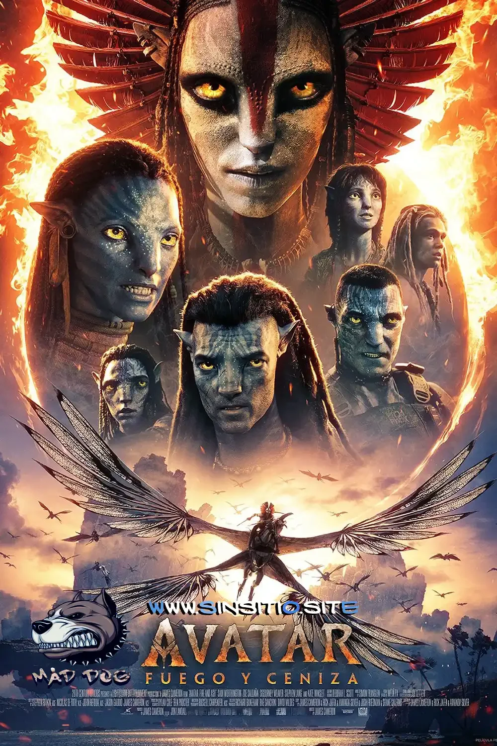 Avatar Fuego y ceniza (2025).WEB-DL 1080p (Spanish-English+Subt)