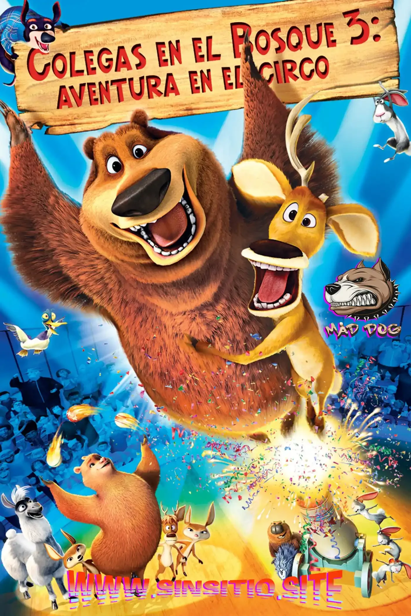 Colegas en el bosque 3 (2010). (H.Remaster) HEVC HD 1080p (Spanish-English+Subt)