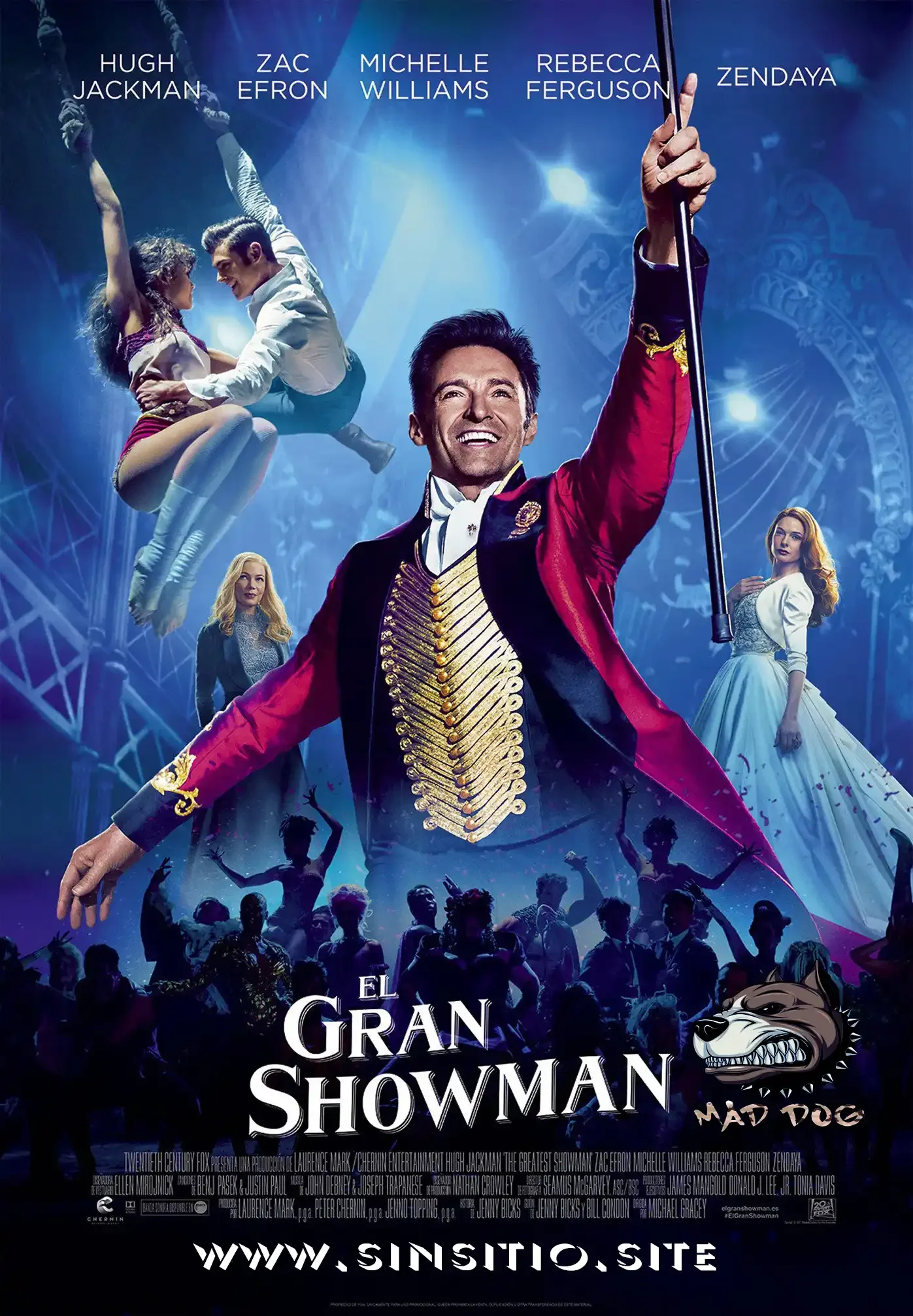 El Gran Showman (2017).BDrip 1080p (Spanish-English+Subt)