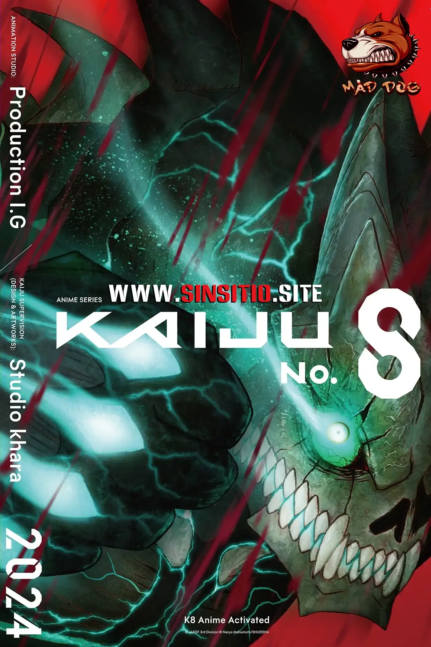 Kaiju No. 8 (2024-25).HEVC HDrip 1080p (Spanish-Japanese+Subt)