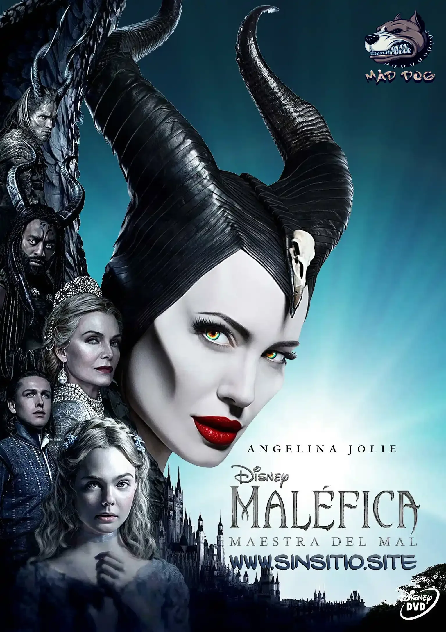 Maléfica,Maestra del mal (2019).HEVC BDrip 1080p (Spanish-English+Subt)