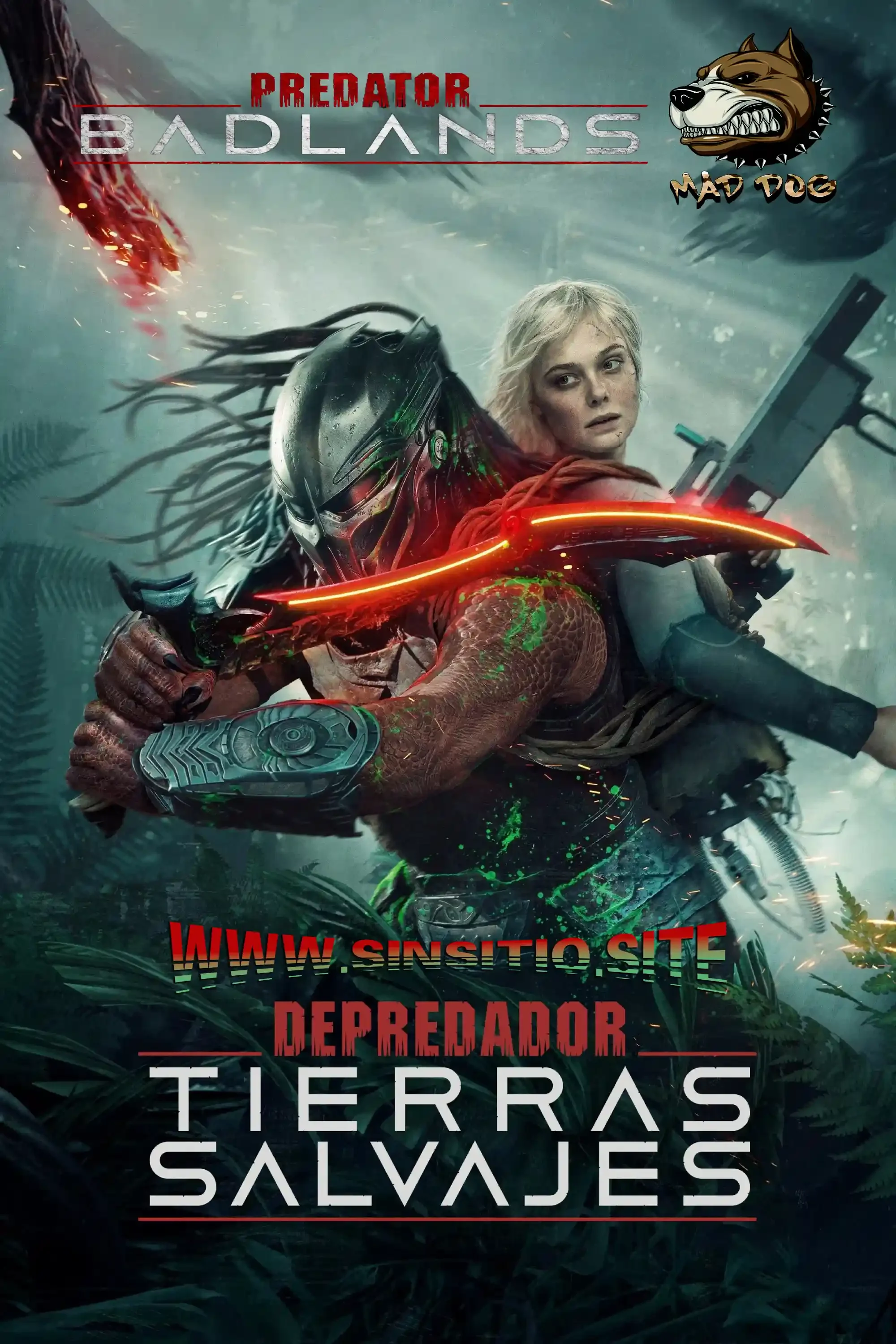 Depredador,Tierras salvajes (2025). (Predator Badlands) BDrip 1080p (Spanish-English+Subs)