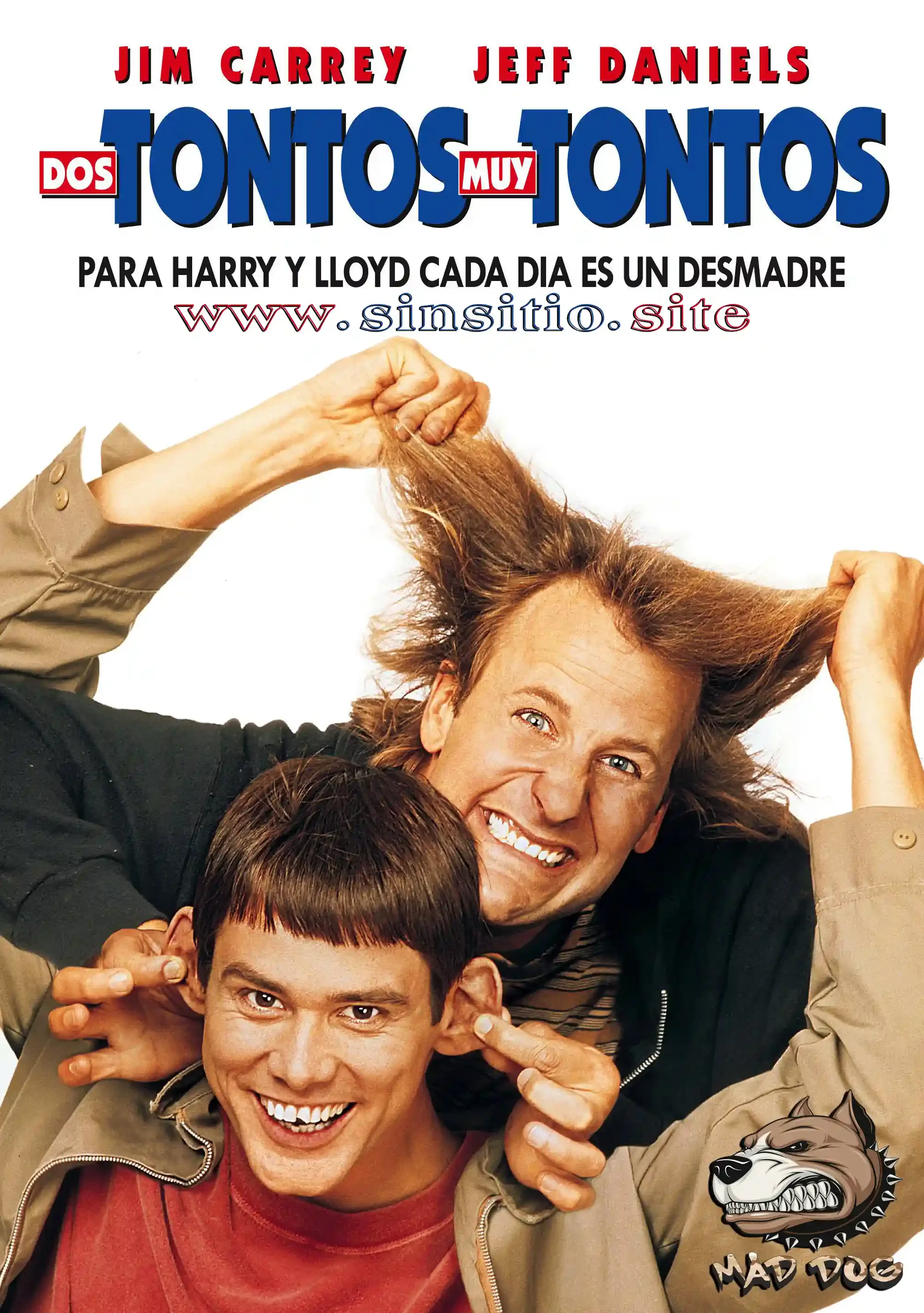 Dos tontos muy tontos (1994). BDrip 720p (Spanish-English+Subs)