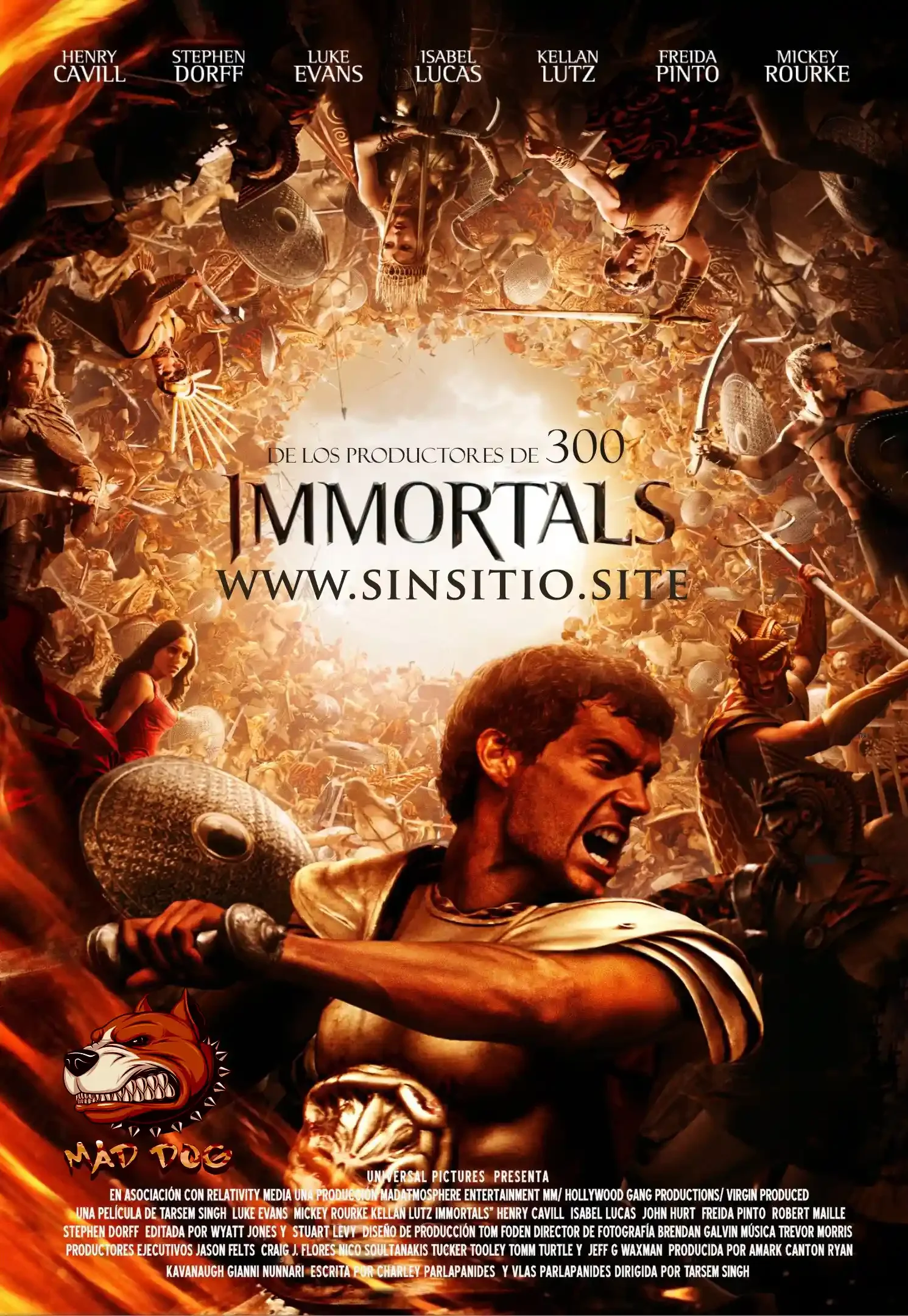 Inmortales (2011).BDRip 1080p (Spanish-English+Subt)