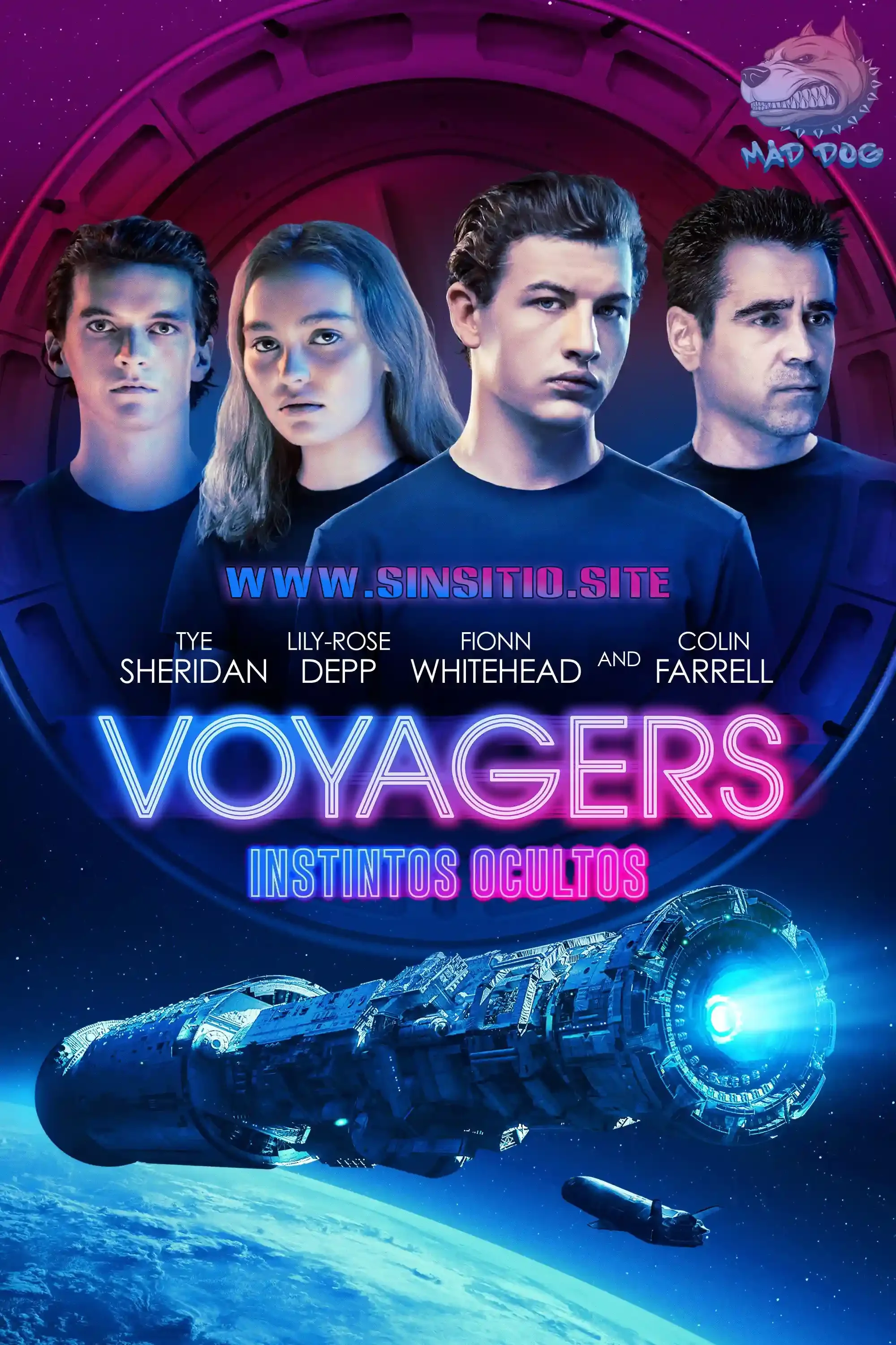 Instintos ocultos (2021).(Voyagers) HD 1080p (Spanish-English+Subt)