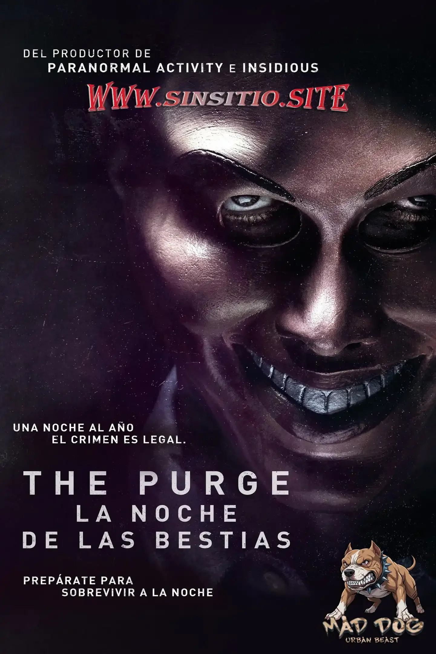 La purga,la noche de las bestias (2013).BDrip 1080p (Spanish-English+Subt)