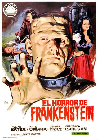 El horror de Frankenstein (1970) Jimmy Sangster