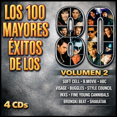 VA - Los 100 Mayores Éxitos de los 80 (Vol. 2 - 4 CD - 1998) Mp3