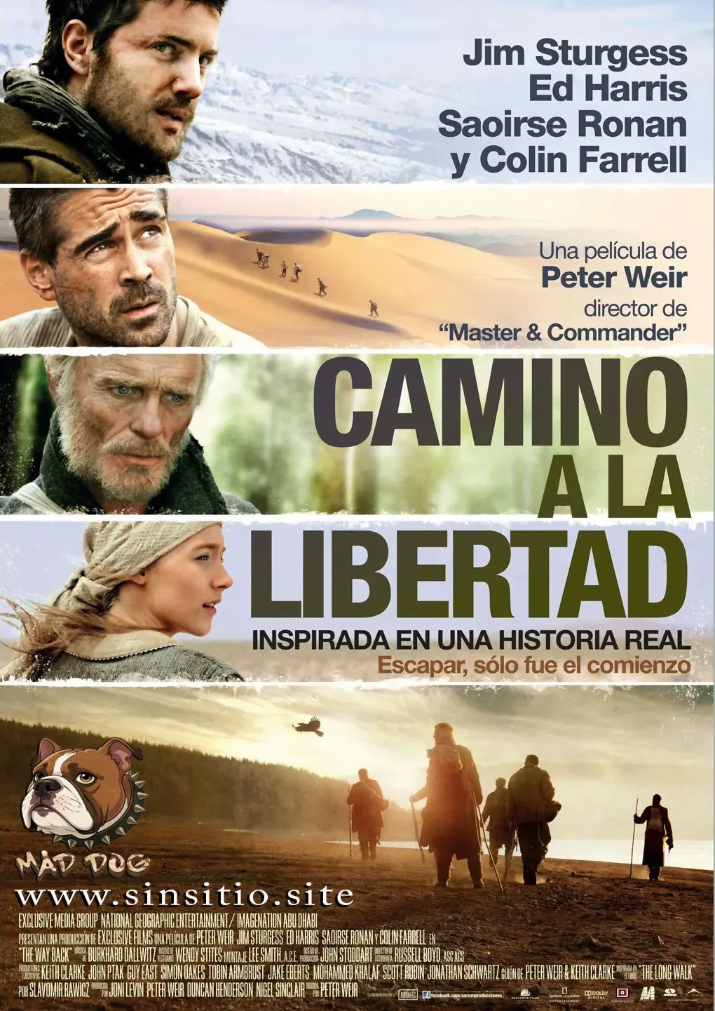 Camino a la libertad (2010).BDrip 1080p (Spanish-English+Subt)