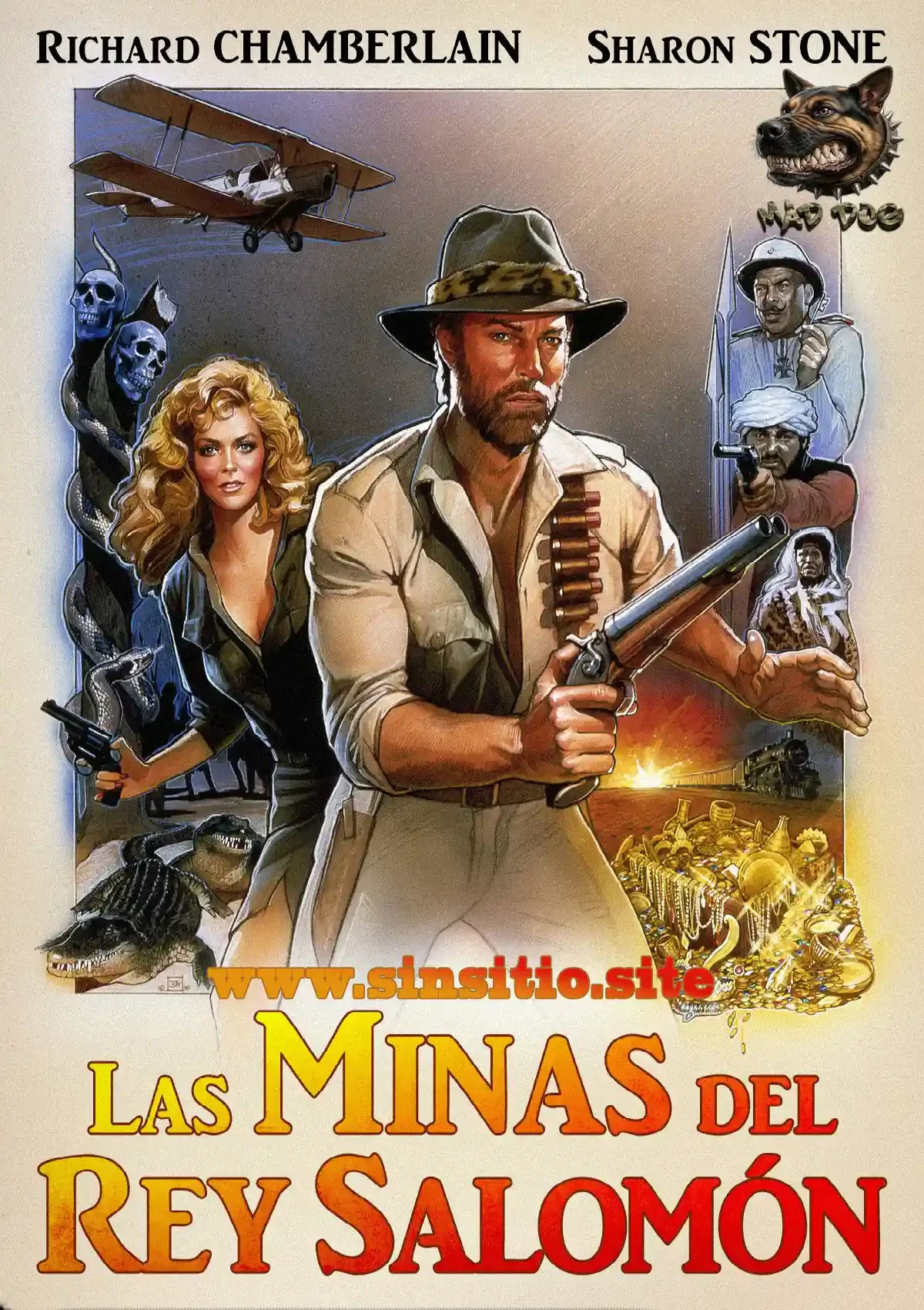 Las minas del rey Salomón (1985).HEVC HD 1080p (Spanish-English+Subs)