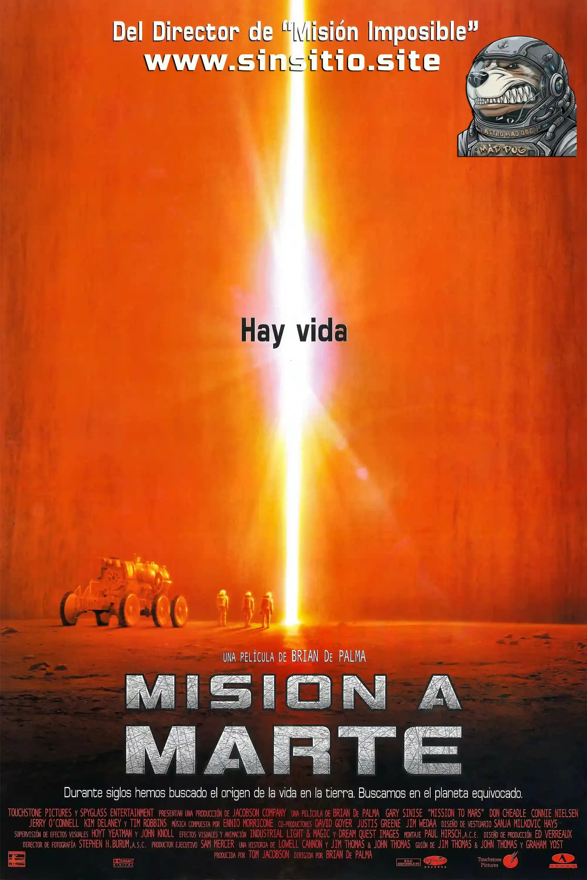 Misión a Marte (2000).BDrip 720p (Spanish-English+Subt)
